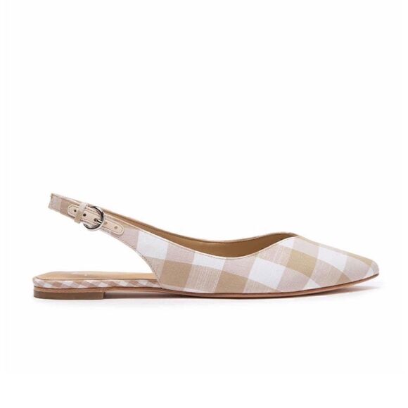 Marc Fisher | Samera slingback flat | tan/white - Picture 3 of 8